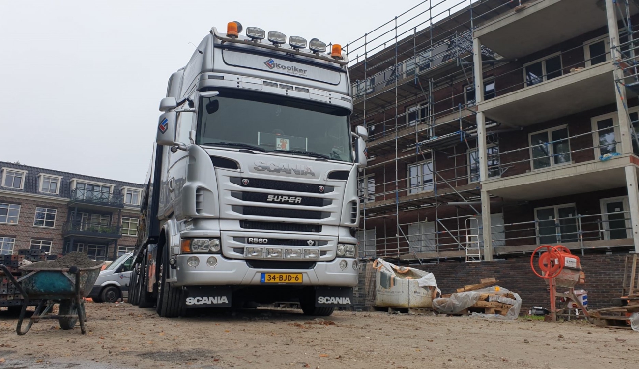 Grind blazen platdak nieuwbouw in Beetsterzwaag